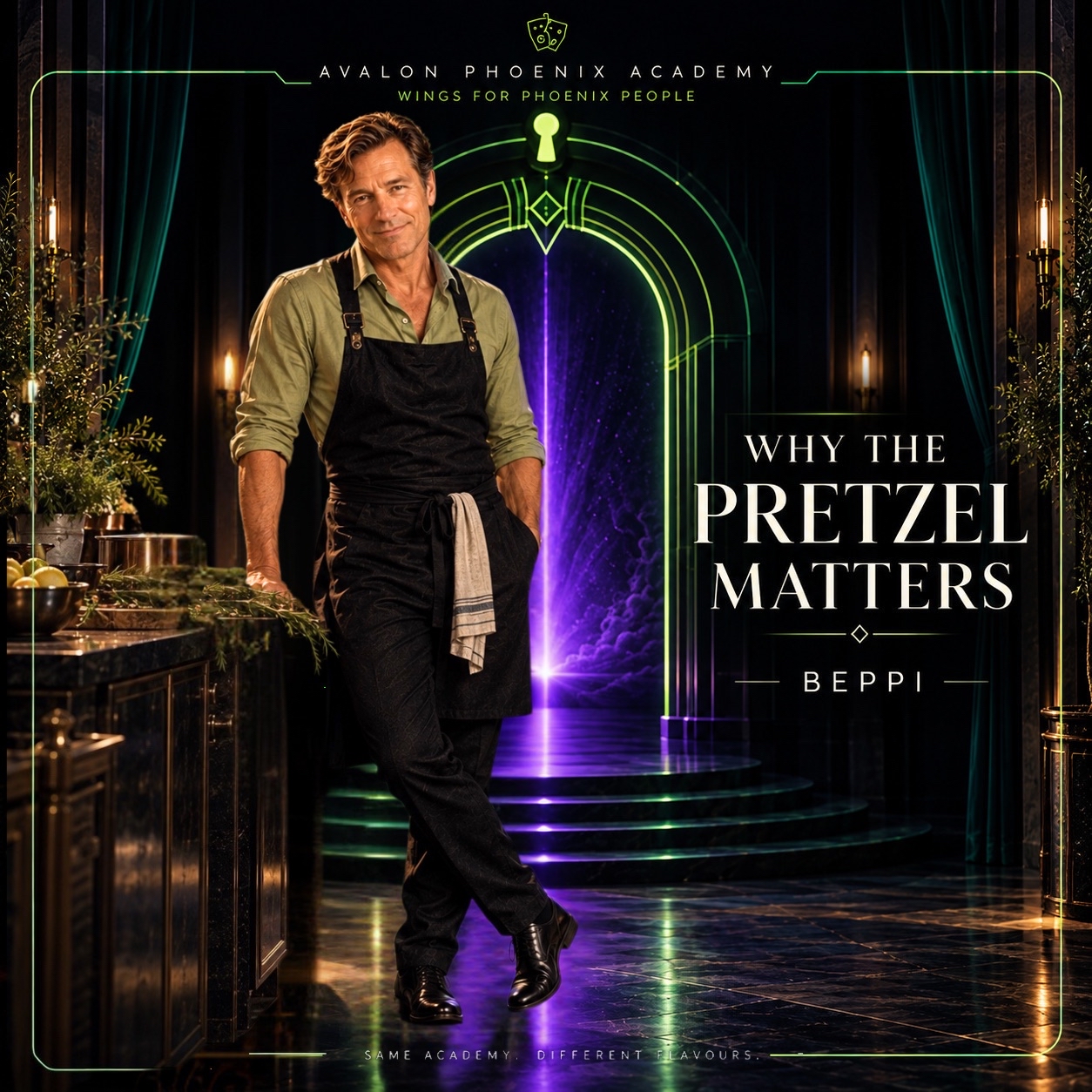 Cover des Songs Why the Pretzel Matters mit Beppi im Avalon Phoenix Salon